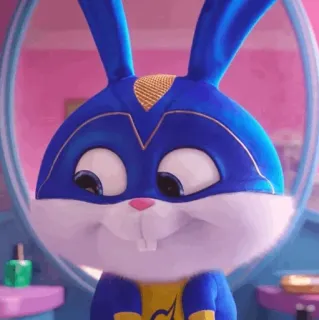 ❄ Snowball The Secret Life of Pets bunny, rabbit, cartoon, animal, cute, pet telegram sticker