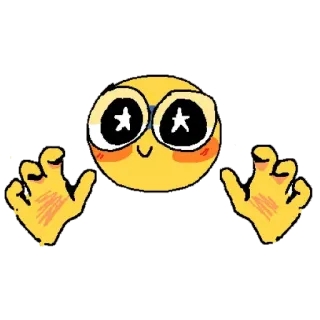 😘 Emoji, Desenho animado, Feliz, Fofo telegram sticker