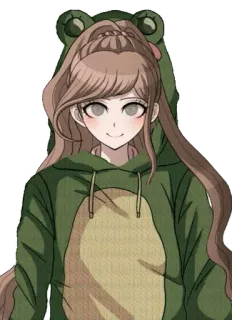🌟 アニメ, 女の子, カエル, パーカー, 可愛い, キャラクター whatsapp sticker