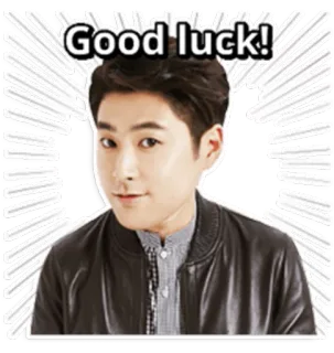 👍 Good luck! good luck, wishes, celebration, best of luck, greeting telegram sticker
