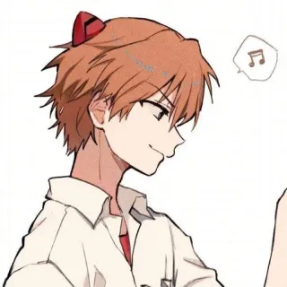 ❤️ Asuka Langley Neon Genesis Evangelion Anime, Gadis, Acara TV, Kartun, Animasi telegram sticker