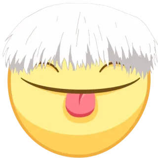 😝 Emoji, Rosto, Expressão, Brincalhão, Língua, Sticker telegram sticker