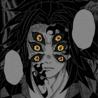 🌓 Kokushibo Demon Slayer quỷ, mắt, manga, anime, Kokushibo telegram sticker