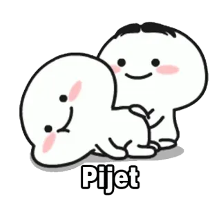🤗 Pijet massage, cute, cartoon, whimsical, illustration telegram sticker
