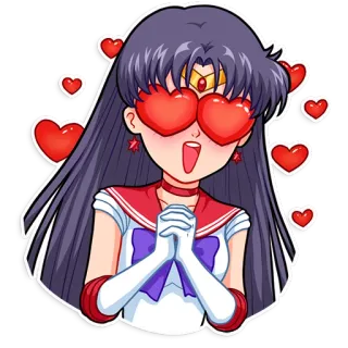 Sailor Moon telegram stickers