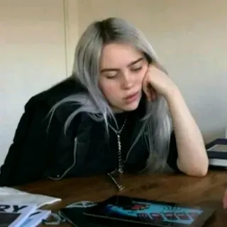 🖤 Billie Eilish ca sĩ, người nổi tiếng, nhạc sĩ, người telegram sticker