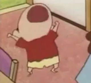 🍠 Shin-chan Crayon Shin-chan Crayon Shin-chan, Anime, Karakter, Kartun telegram sticker