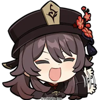 🎭 Hu Tao Genshin Impact Anime, Videospiel, Süß, Hu Tao, Genshin Impact, Charakter whatsapp sticker