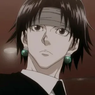 😤 Chrollo Lucilfer Hunter x Hunter Anime, Chrollo Lucilfer, Hunter x Hunter, Personnage, Chef telegram sticker