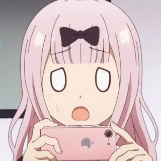 😟 Chika Fujiwara Kaguya-sama: Love Is War anime, girl, chika, fujiwara, kaguya-sama, love is war whatsapp sticker