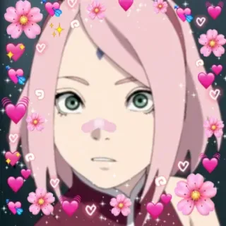 Sakura Haruno :: @fStikBot telegram stickers