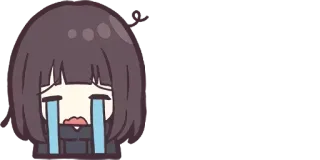😭 Anime, weinend, traurig, emotional telegram sticker