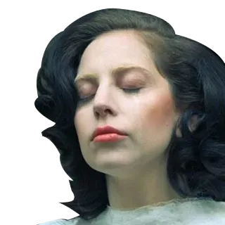 😔 Lady Gaga Lady Gaga, cantante, celebridad, estrella pop, artista telegram sticker