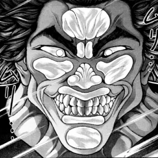 😊 Jack Hanma Baki อนิเมะ, มังงะ, ศิลปะการต่อสู้, ต่อสู้, แจ็ค แฮนมา, บากิ telegram sticker