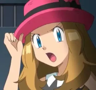 😎 Serena Pokemon Аниме, Покемон, Серена, Персонаж, Мультфильм whatsapp sticker