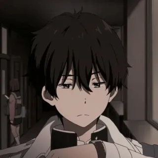 🈷 Anime, Ragazzo, Scuola, Uniforme, Ritratto telegram sticker