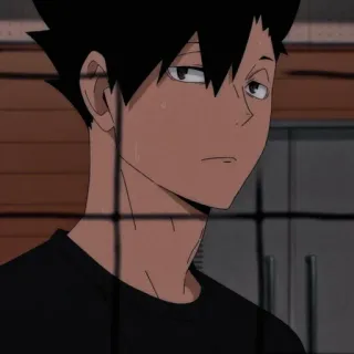 🌟 Kuroo Tetsurō Haikyu!! anime, haikyuu, kuroo, tetsuro, character telegram sticker