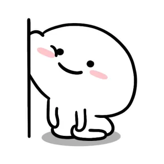 😖 cartoon, cute, shy, blush, emoji telegram sticker