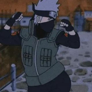 😐 Kakashi Hatake Naruto anime, kakashi, naruto, ninja telegram sticker
