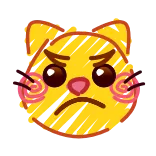 😾