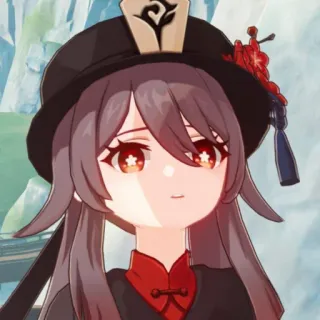 👻 Hu Tao Genshin Impact 动漫, 游戏, 角色, 原神, 胡桃 telegram sticker