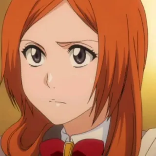 😒 Orihime Inoue Bleach anime, character, Bleach, Orihime Inoue telegram sticker