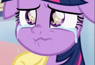 😭 Twilight Sparkle My Little Pony My Little Pony, Twilight Sparkle, плачет, грустный, мультфильм, пони telegram sticker