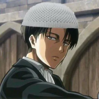 😭 Levi Ackerman Attack on Titan levi, attack on titan, anime, character, manga, aot whatsapp sticker