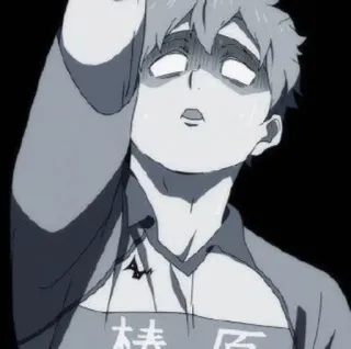 🌟 桐原 anime, boy, manga, japanese, character telegram sticker