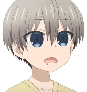 🤤 Uzaki Hana Uzaki-chan Wants to Hang Out! anime, girl, cute, uzaki-chan, expression, drool telegram sticker