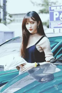 🌨 woman, portrait, asian, girl, beauty, fashion telegram sticker