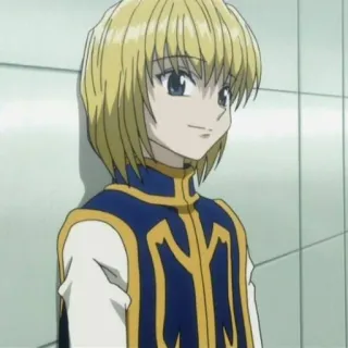 🇯🇵 Kurapika Hunter x Hunter anime, Kurapika, Hunter x Hunter, manga, blonde, character telegram sticker