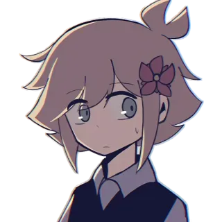 😰 Basil OMORI Anime, Gra wideo, Postać, Basil, OMORI telegram sticker