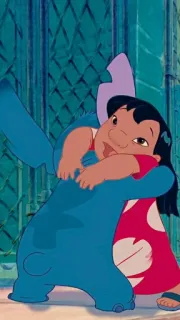 😍 Stitch Lilo & Stitch Мультфильм, Милый, Дисней, Дружба, Персонаж telegram sticker