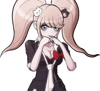 🥺 Junko Enoshima Danganronpa Anime, Carino, Danganronpa, Junko Enoshima, Ragazza Anime telegram sticker