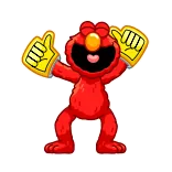 Elmo Sesame @EmojiRu_Bot telegram emojis 🤩