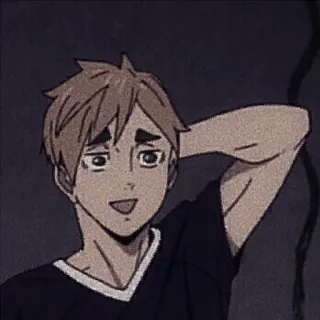 🍯 anime, kreskówka, portret, mężczyzna, postać telegram sticker