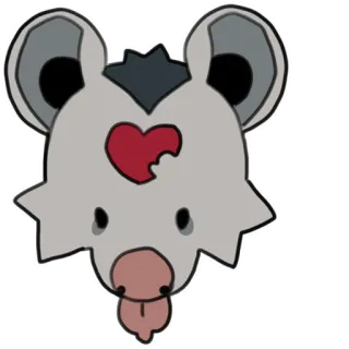 love_is_stored_in_the_possum telegram stickers