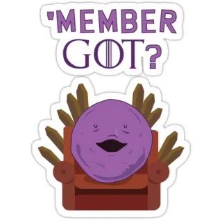 👑 'MEMBER GOT? nostalgia, tv, pop culture, parody, south park, member berries telegram sticker