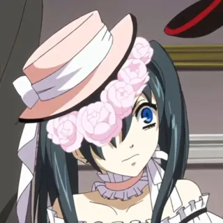 ♥️ Ciel Phantomhive Black Butler anime, cartoon, character, black butler, Ciel Phantomhive, manga telegram sticker