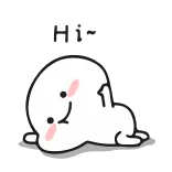 👋 Cartone animato, Dito medio, Offensivo, Personaggio, Carino whatsapp sticker