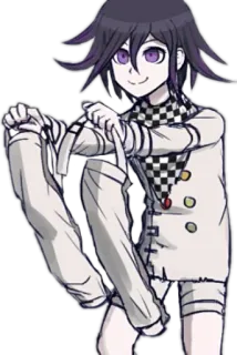 👖 Kokichi Oma Danganronpa V3: Killing Harmony 애니메이션, 단간론파, 오마 코키치, 악당 telegram sticker