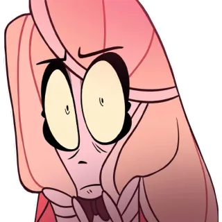 😱 Charlie Hazbin Hotel Kartun, Iblis, Bingung, Animasi, Charlie Magne telegram sticker