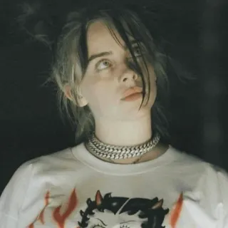 🕸 Billie Eilish 歌手, ポップ, 音楽, 有名人 telegram sticker