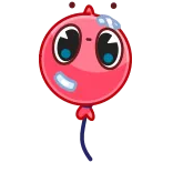 Cactus And Balloon telegram stickers