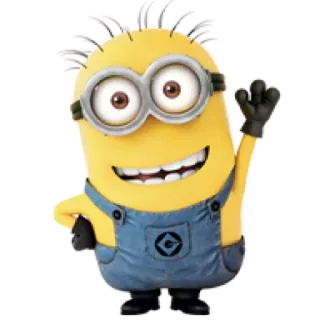 👋 Minion Kartun, Minion, Lucu, Imut, Karakter, Animasi telegram sticker