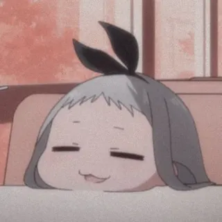 🥯 Anime, Fofo, Engraçado, Sonolento, Personagem, Desenho animado telegram sticker