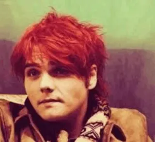 😐 Gerard Way Gerard Way, Musiker, My Chemical Romance, rote Haare telegram sticker