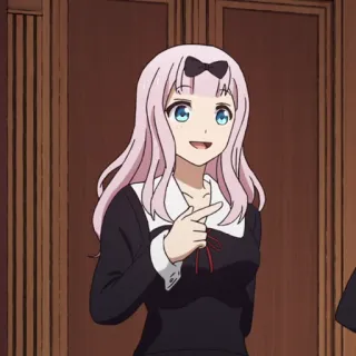 👉 Chika Fujiwara Kaguya-sama: Love Is War Аниме, Чика Фудзивара, Кагуя-сама, Любовь это война, Мультфильм, Милый, Девушка telegram sticker
