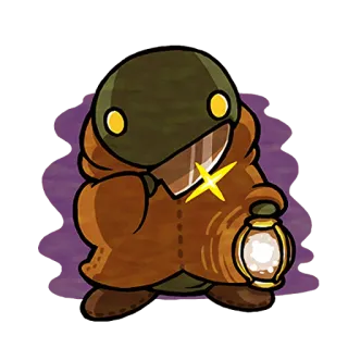 🔪 漫画, ナイフ, キャラクター, 武器, ランタン telegram sticker